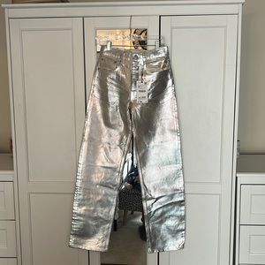 Brand new Silver zara jeans
